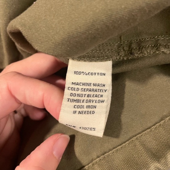 Army green zip/button vest - Picture 8 of 8